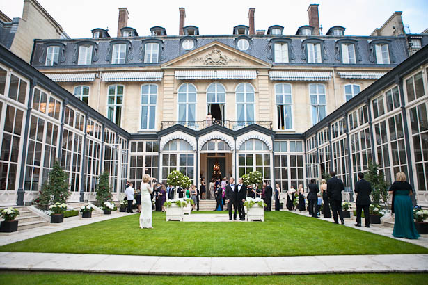 Garden Cocktail at Paris Wedding