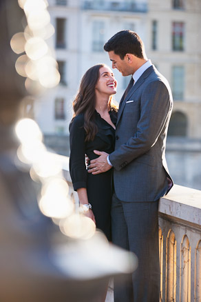 Perfect Paris light anniversary photo