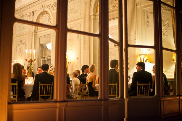 Dinner at Paris wedding