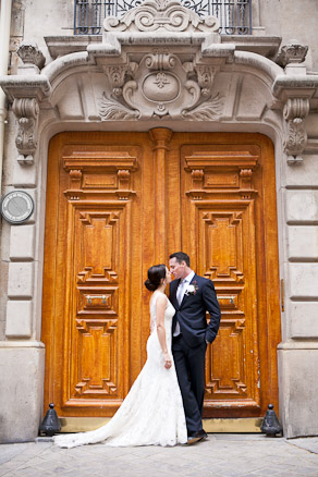 Wedding Photo Paris Door
