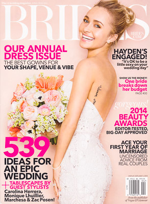 Cover of Brides Magazine Spring 2014